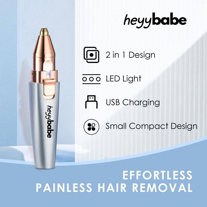 2-in-1 Eyebrow Facial Trimmer