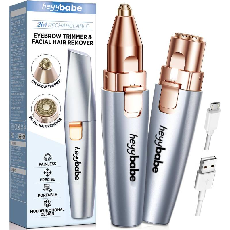 2-in-1 Eyebrow Facial Trimmer
