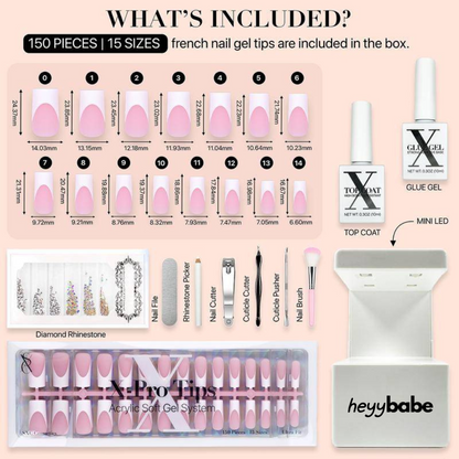 French Tip Nail Kit