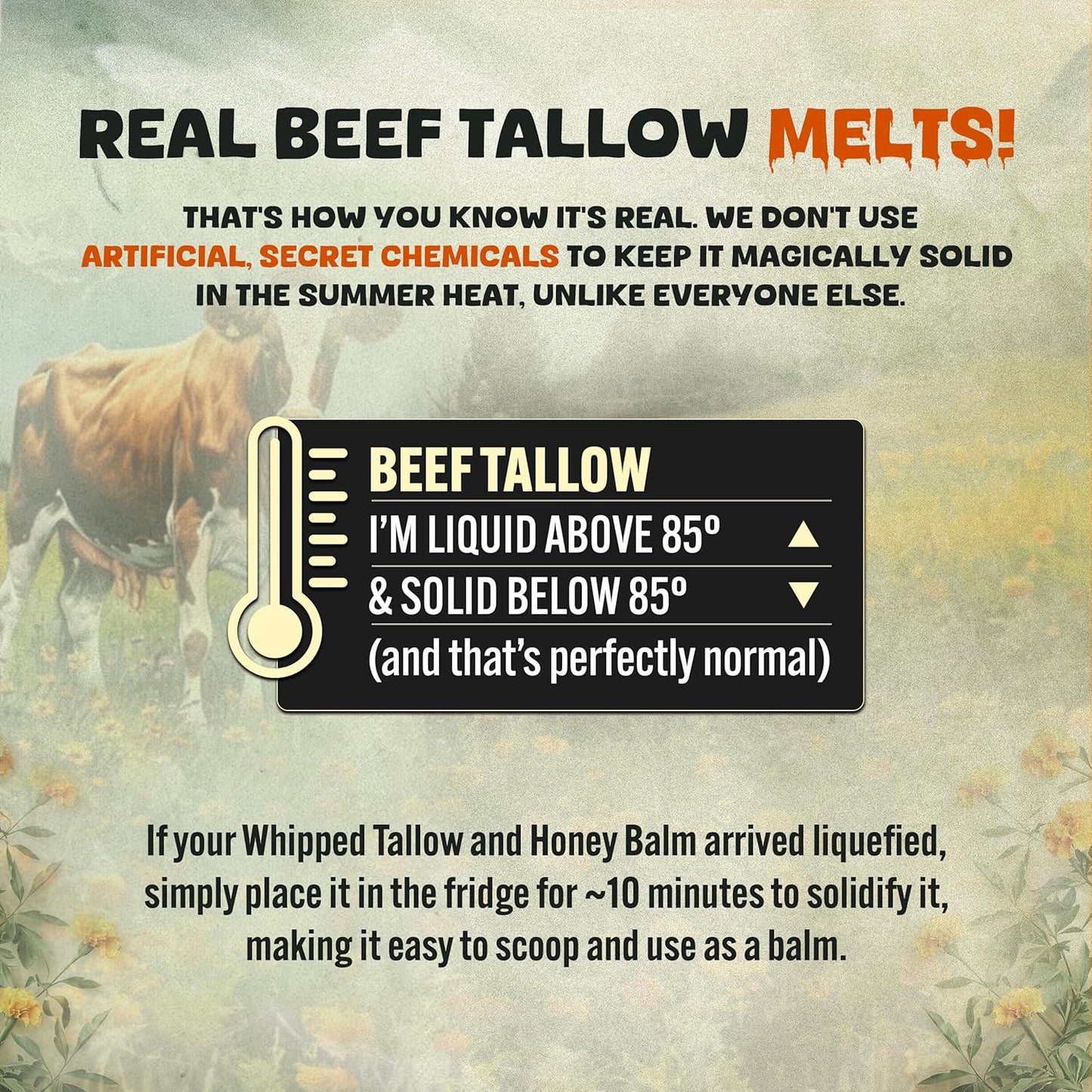 Organic Grass-Fed Beef Tallow Balm