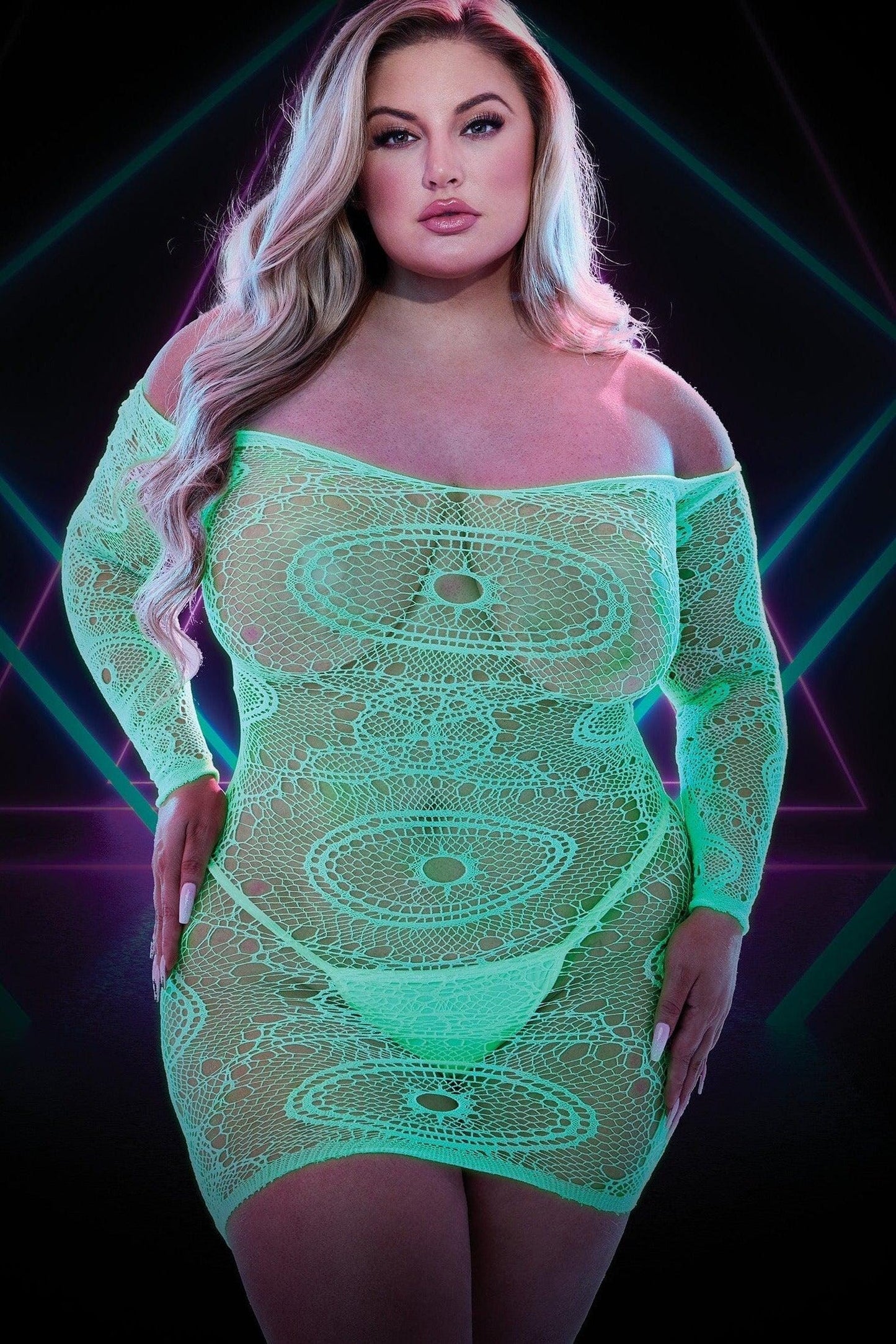 Glow In The Dark Mini Dress