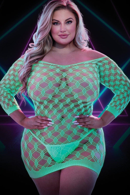 Glow In The Dark Mini Dress