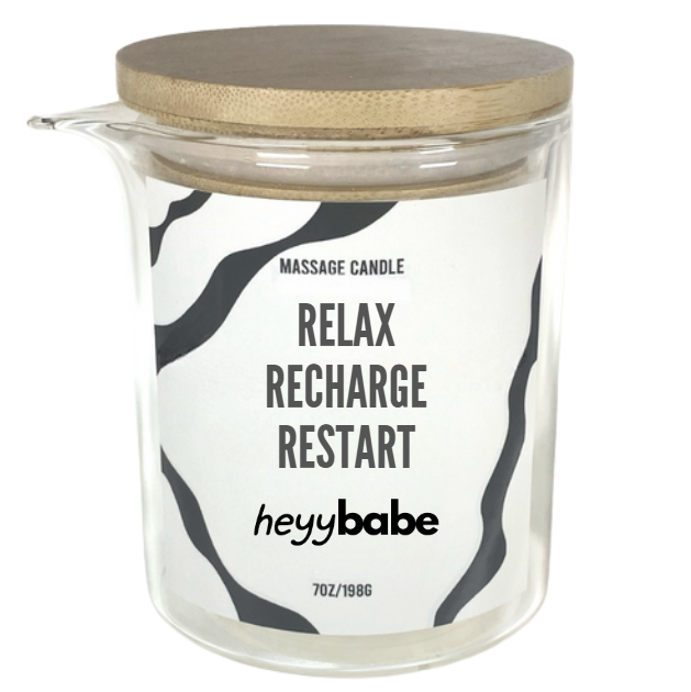 Heyybabe Massage Oil Candle